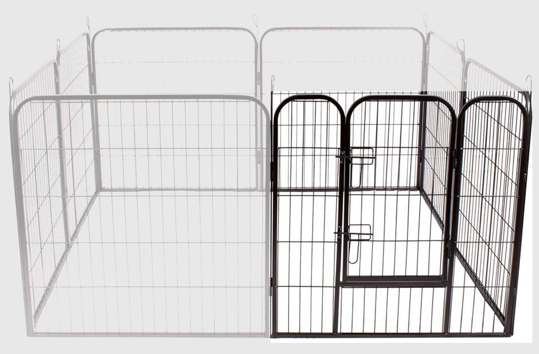 Diel s dvierkami pre ohrádku pre psíkov - 80x80 cm BestPet